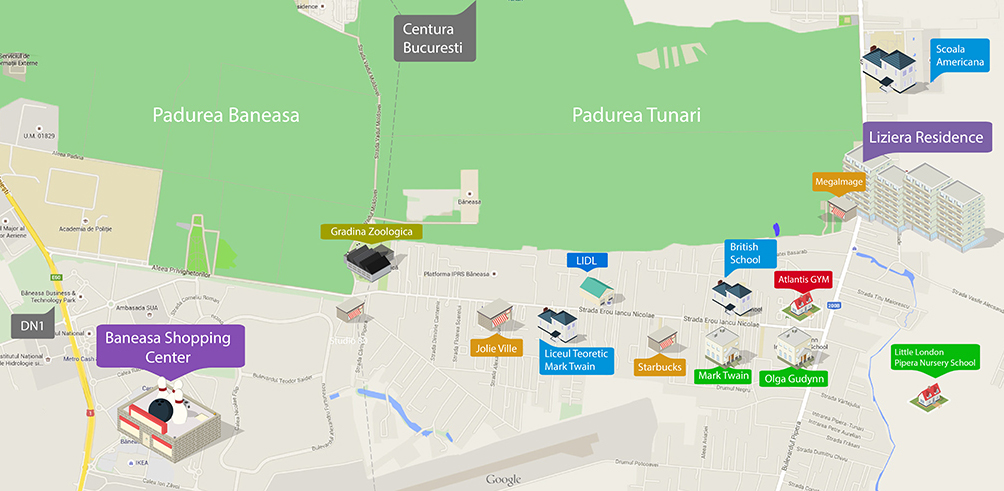 harta locaţiei